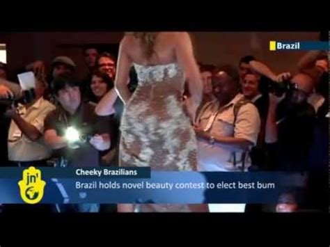 brazilian big butts|Brazilian babes get cheeky for Miss Bumbum contest.